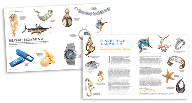 Park Place Jewelers magazine layout design