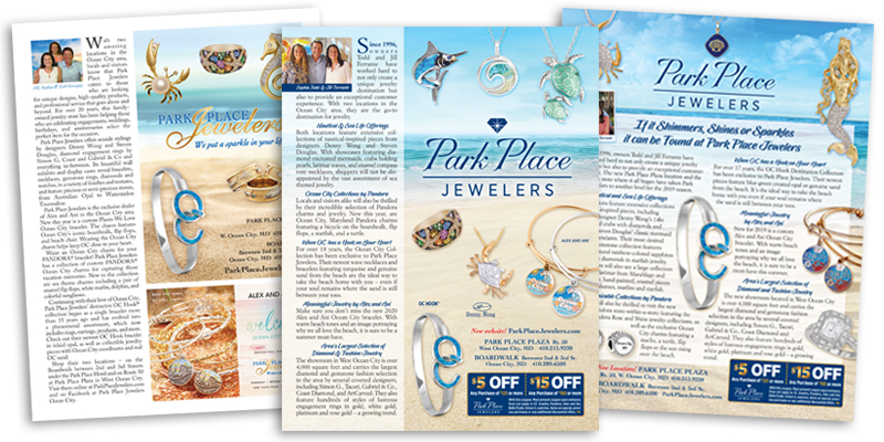 Park Place Jewelers editorial design