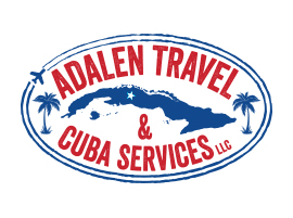 Adalen Travel and Cuba Services logo design