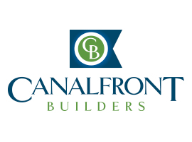 Canalfront Builders logo design