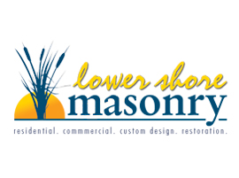 Lower Shore Masonry logo design