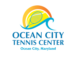 Ocean City Tennis Center logo design
