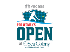 Sea Colony Pro Womens Tennis Open logo design