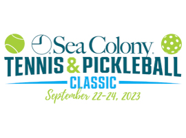Sea Colony Tennis and Pickleball Classic logo design
