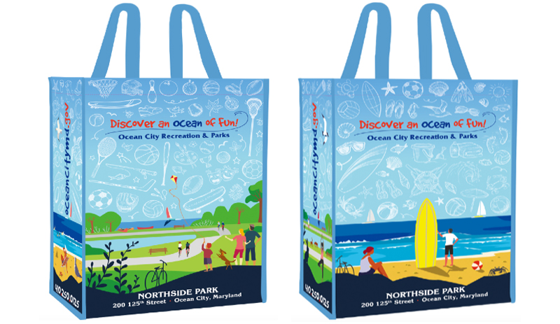 Ocean City Recreation and Parks camper bags