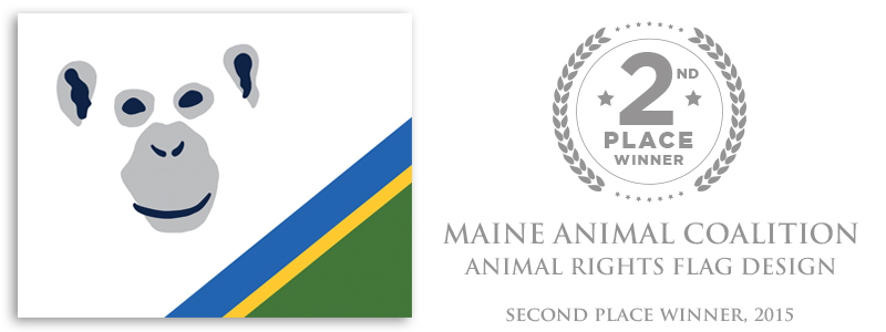 Maine Animal Coalition Animal Rights Flag Design Winner