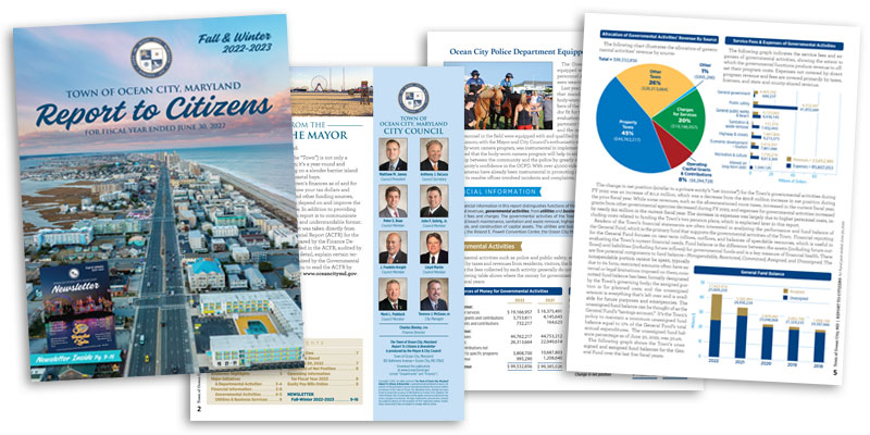 Town of Ocean City Report To Citizens design