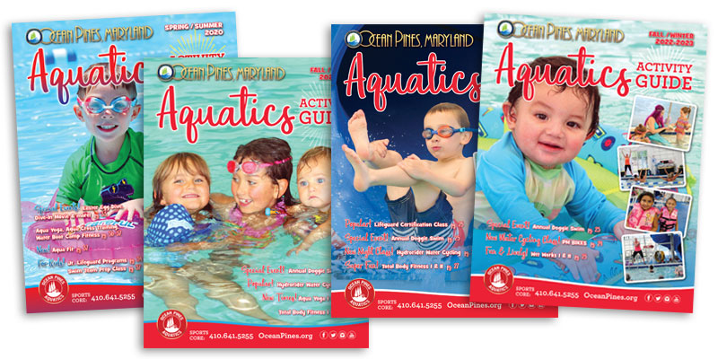 Ocean Pines Association Aquatics Guide publication design